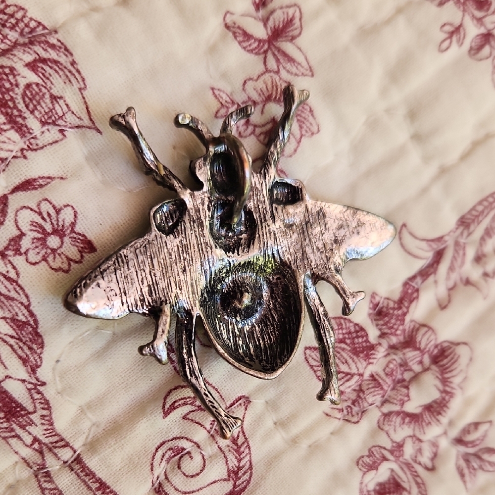 Junk/Mystery Jewelry collection butterfly, Bee, Vtg. Brooch, Buckle Lot Coquette - Picture 8 of 14